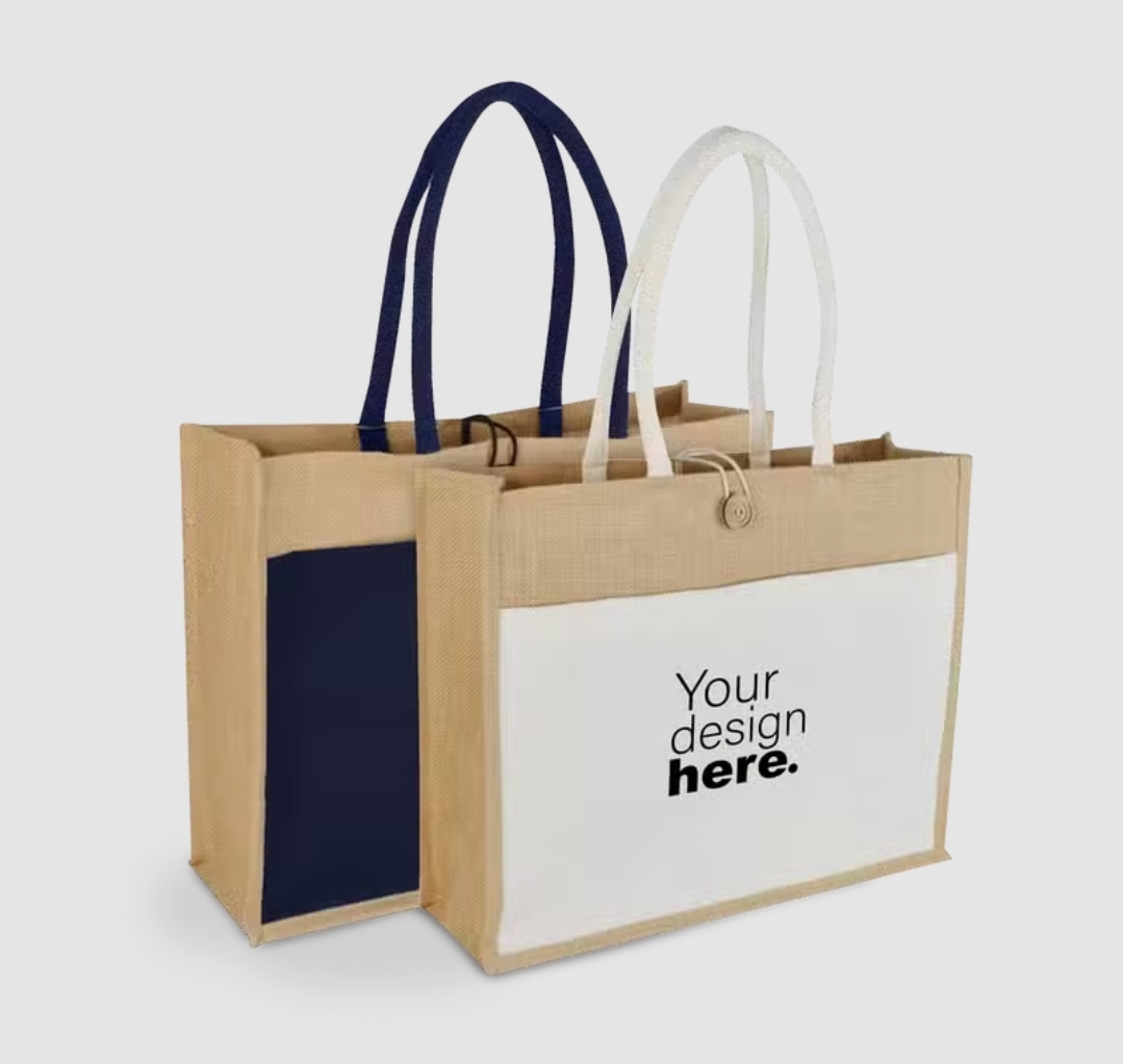 UWL DeeJute Bag with Canvas Pocket