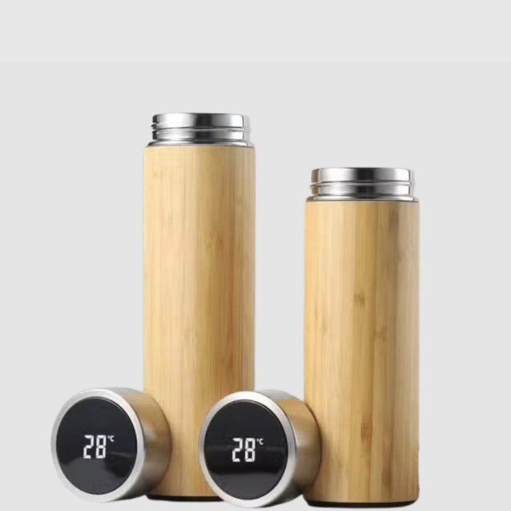 UWL  Dan Bamboo Flask with Temperature Display
