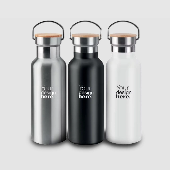 UWL Dan Stainless steel flask with Bamboo lid