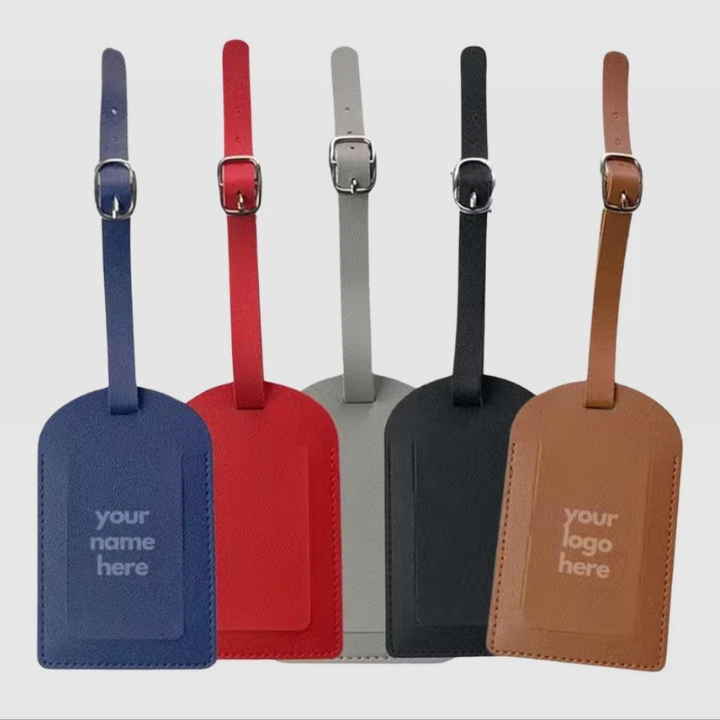 UWL Dan Leather Luggage Tag